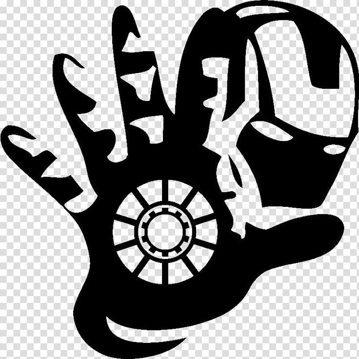 Iron Man (Demir Adam) Silüeti Ahşap Duvar Dekoru - Arc Reaktör Detayl