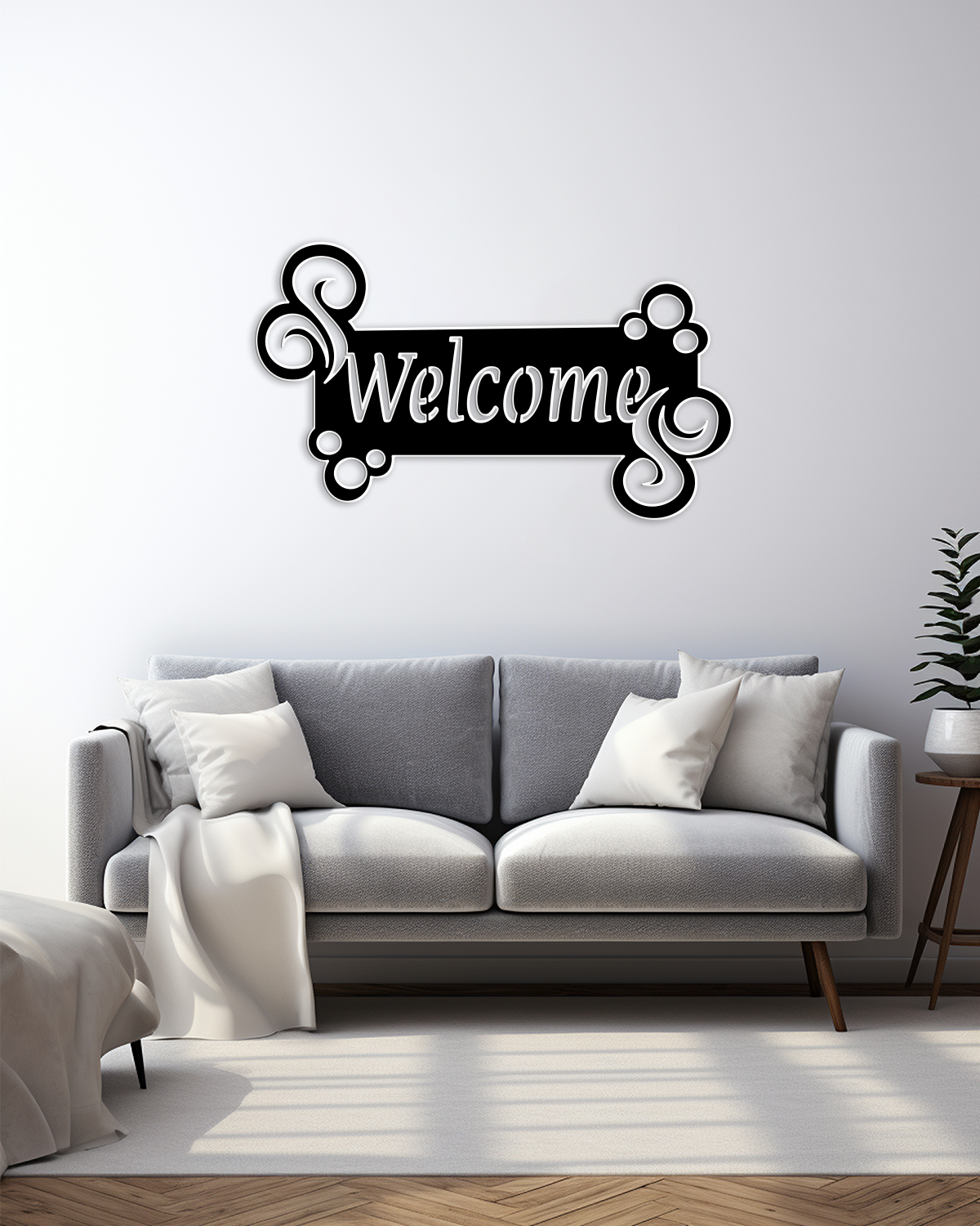 Welcome Tasarım Duvar Dekoru